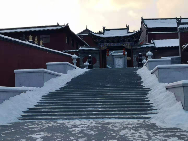 雪中五臺山