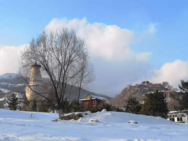 雪中五臺山