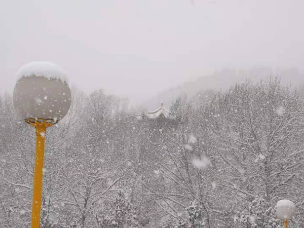 雪中五臺山