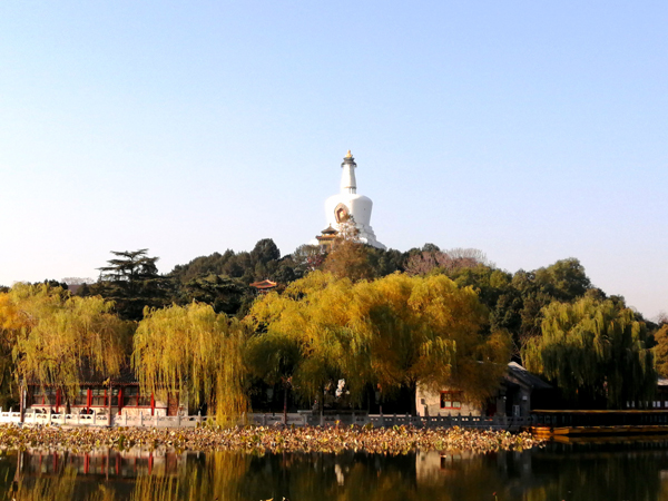 北海公園秋色濃