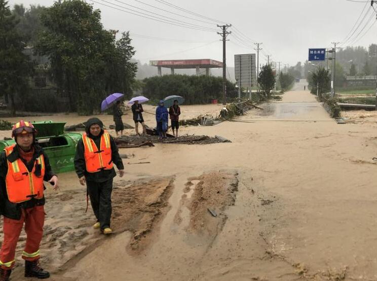 湖北隨州多地因強降雨受災 