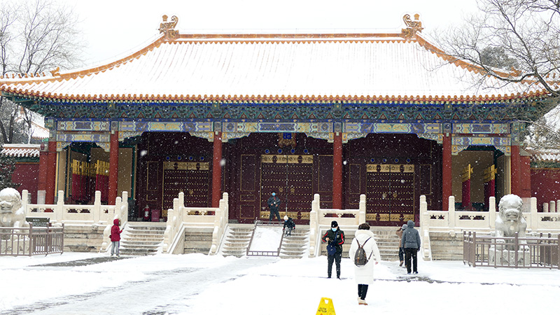 雪中景山公園、故宮——李月攝影