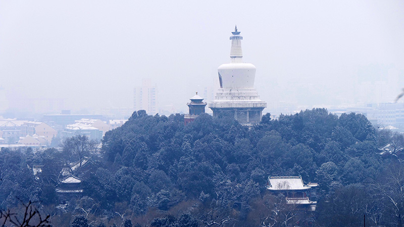 雪中景山公園、故宮——李月攝影