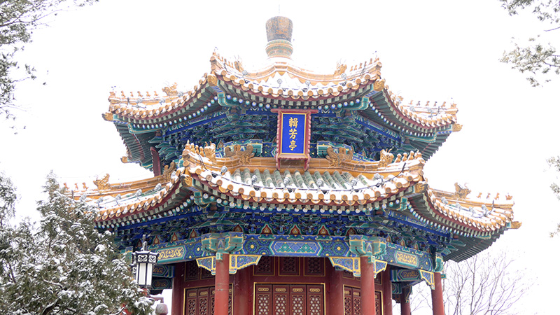 雪中景山公園、故宮——李月攝影