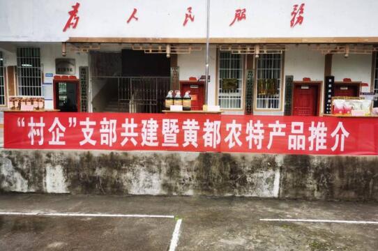 貴州務(wù)川黃都鎮(zhèn)桂花村開展“黨建引領(lǐng)聚合力、村企共建促振興”支部共建活動